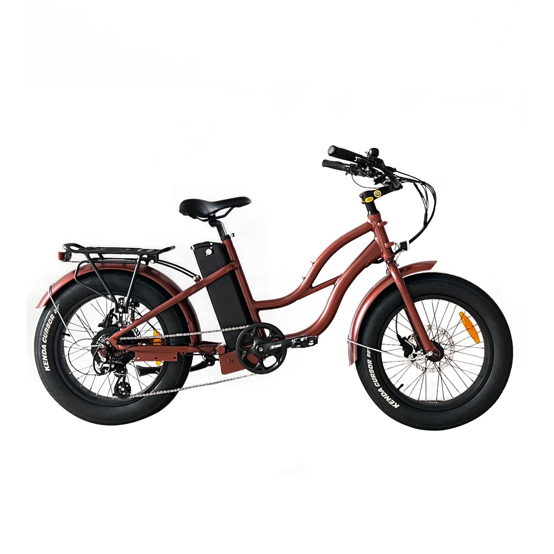 Costal Cruisers Step Thru Mini 20x4 - 52v Beach Cruiser Electric Bike