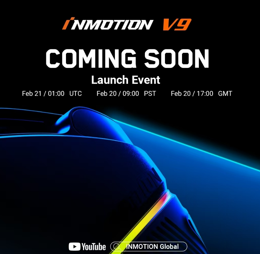 Inmotion V9 Suspension Electric Unicycle
